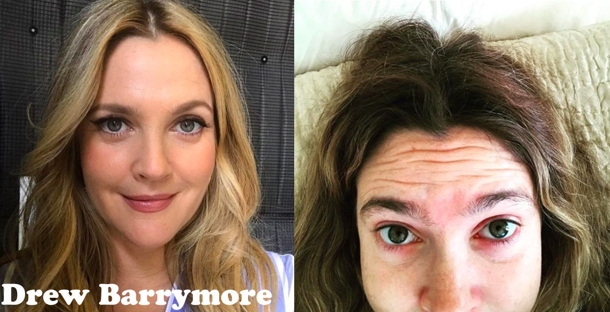 15 celebs before and after a face full of makeup - wow