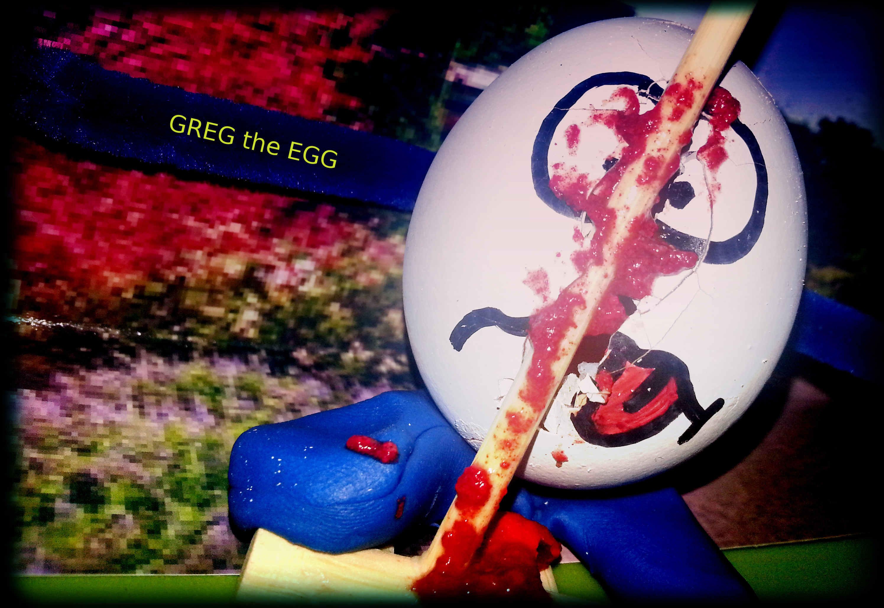 Greg the stuntman and unlucky fellowToday gardening