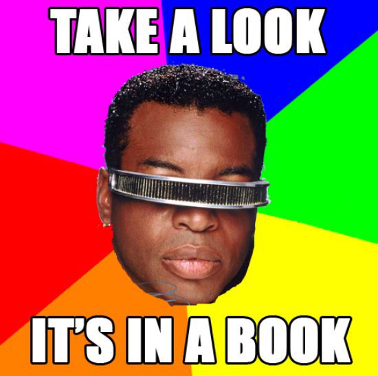 reading rainbow meme - Take A Look It'S In A Book