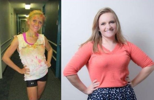 Brittany was once fifteen pounds underweight due to eating a maximum of 600 calories per day, but now she's happily plus-sized and an active eating disorder recovery advocate.