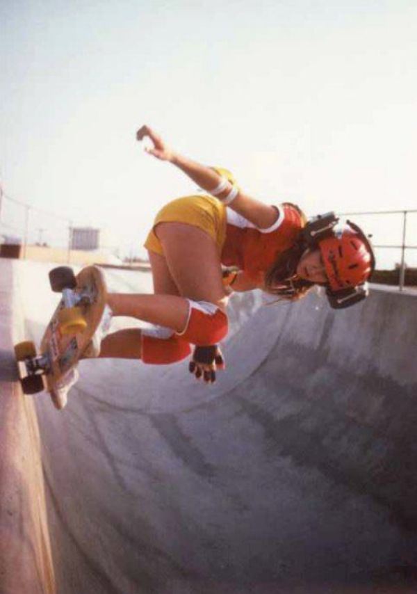 skater girls in the 80's