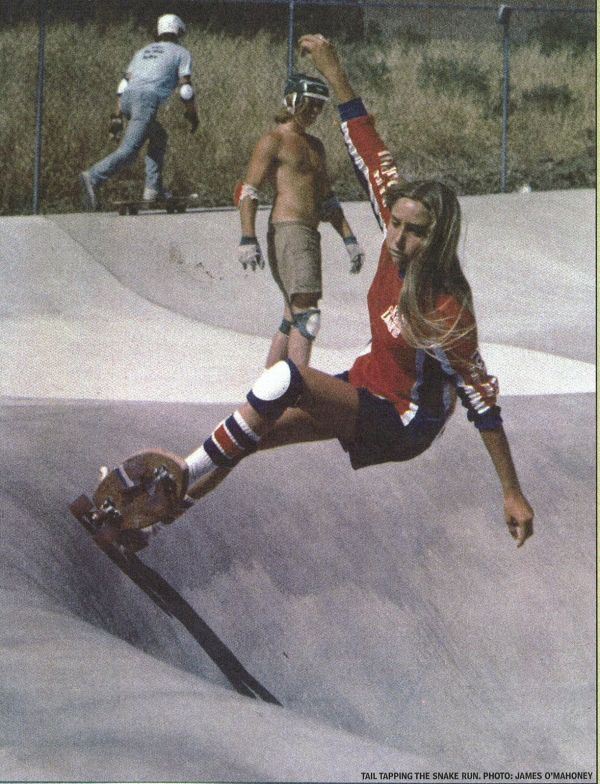 70s skater girl - Tail Tapping The Snake Run. Photo James O'Mahoney