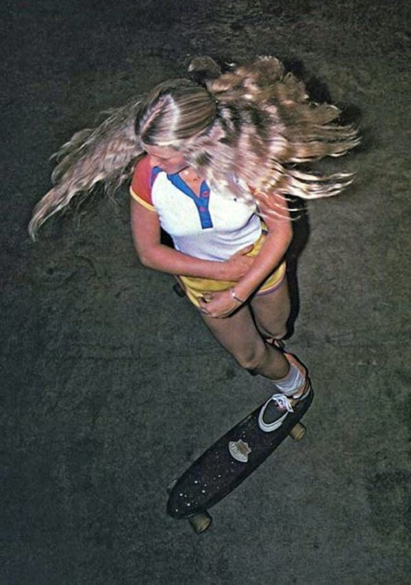80's skater girl