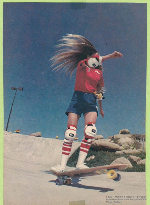 70s skater girls - Laura Thron , Skatopia. A pocpotue O rollection on the grace of the Photo Bolster