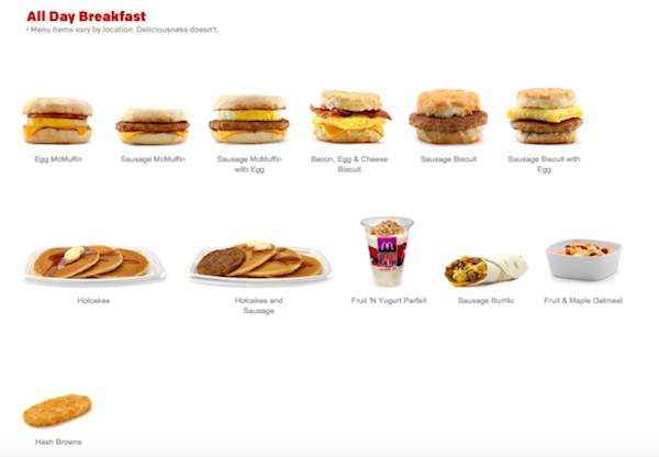 And if you check the All Day Breakfast menu on McDonald’s website, you’ll notice a hash brown chilling towards the bottom of the list.