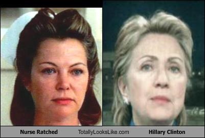 jaw - Nurse Ratched TotallyLooks.com Hillary Clinton