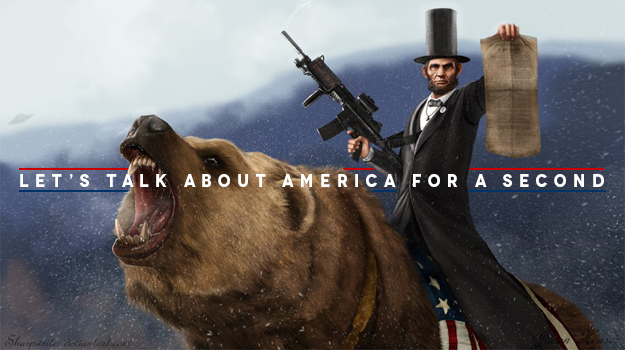 abraham lincoln bear - Let'S Talk About America For A Second