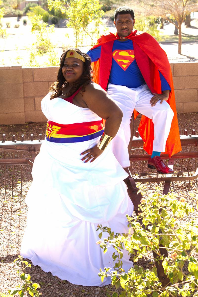 This Superman - Wonder Woman Wedding is Super Whack