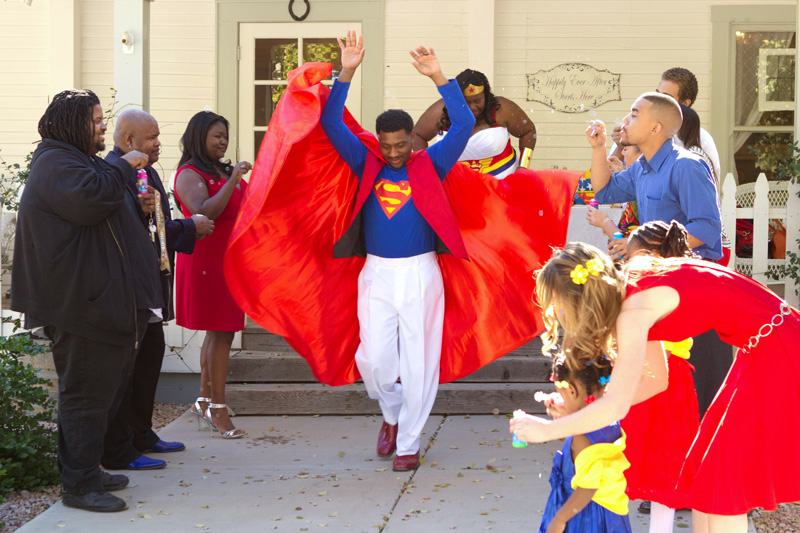 This Superman - Wonder Woman Wedding is Super Whack