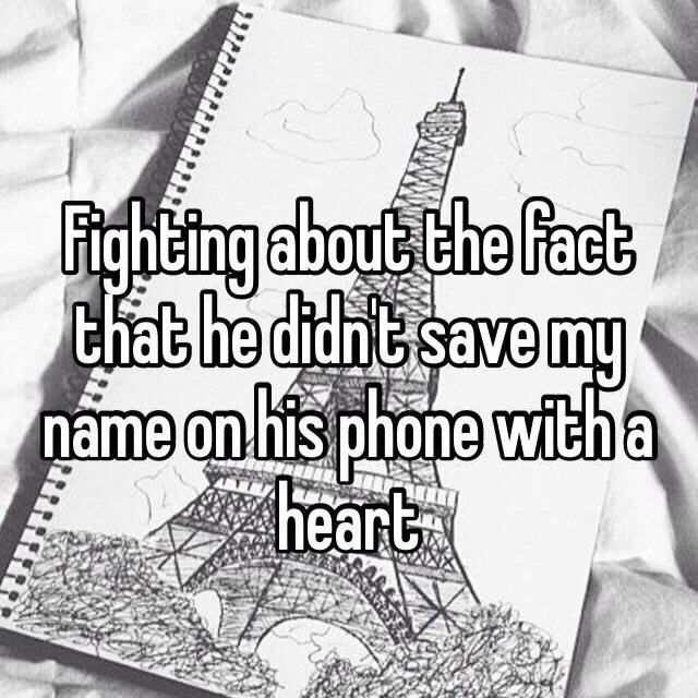 monochrome - Fighting about the fact that he didn't save my name on his phone with a heart