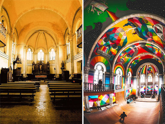 100 Year Old Church Transformed Into A Skatepark