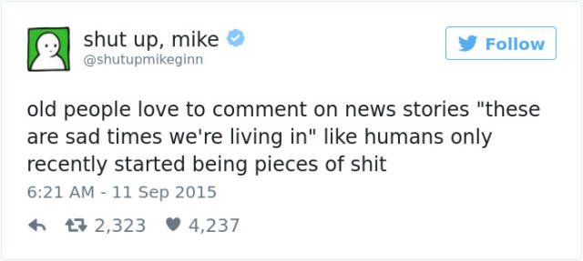 Twitter User 'Shut Up Mike' Might Just Be The Funniest Account