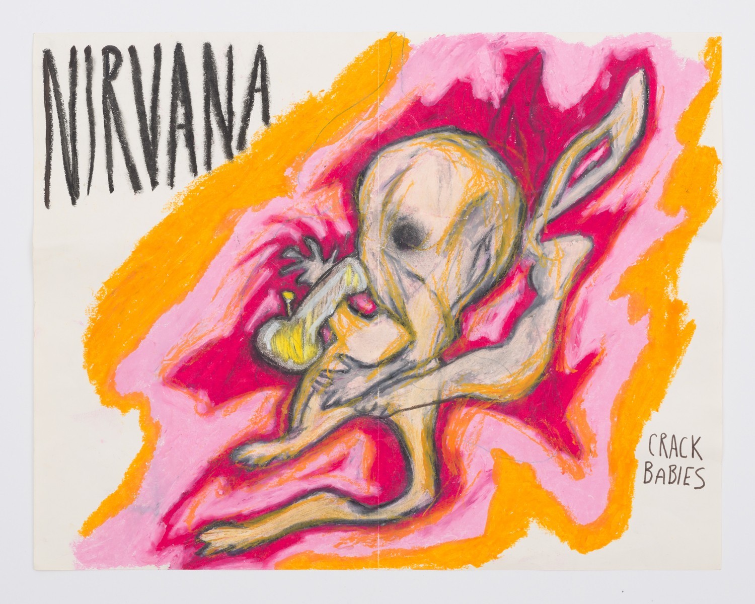 Perhaps his most notable works are the many record covers he designed for Nirvana. These were based on Kurt Cobain’s paintings, drawings and photography, particularly the covers of albums like Nevermind and single releases like for Lithium and Heart-Shaped Box.