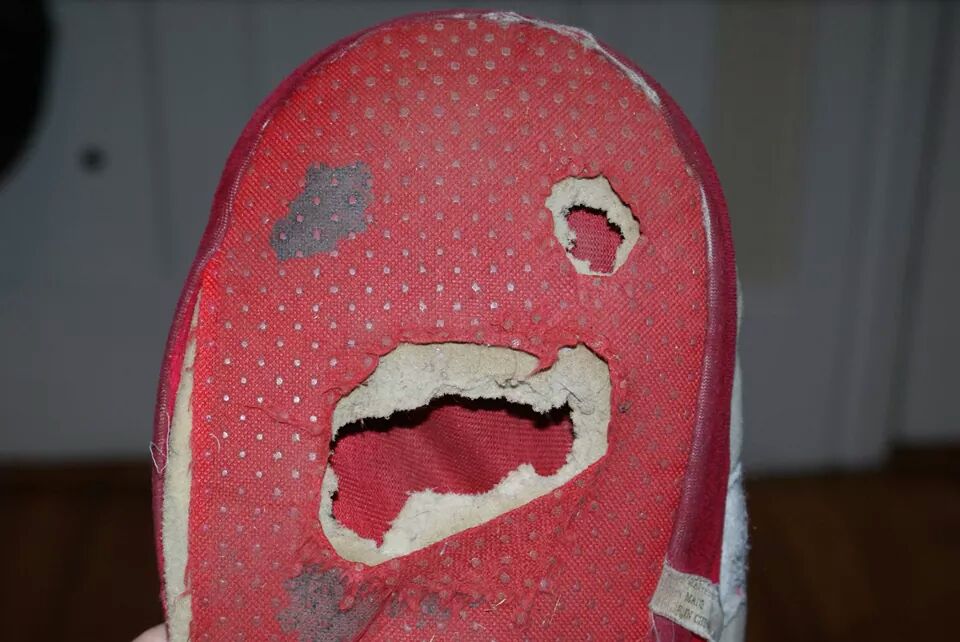 This slipper looks like a member of Pussy Riot.