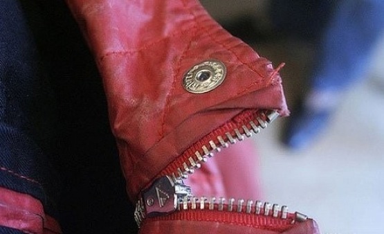 This jacket zipper looks like a piranha.