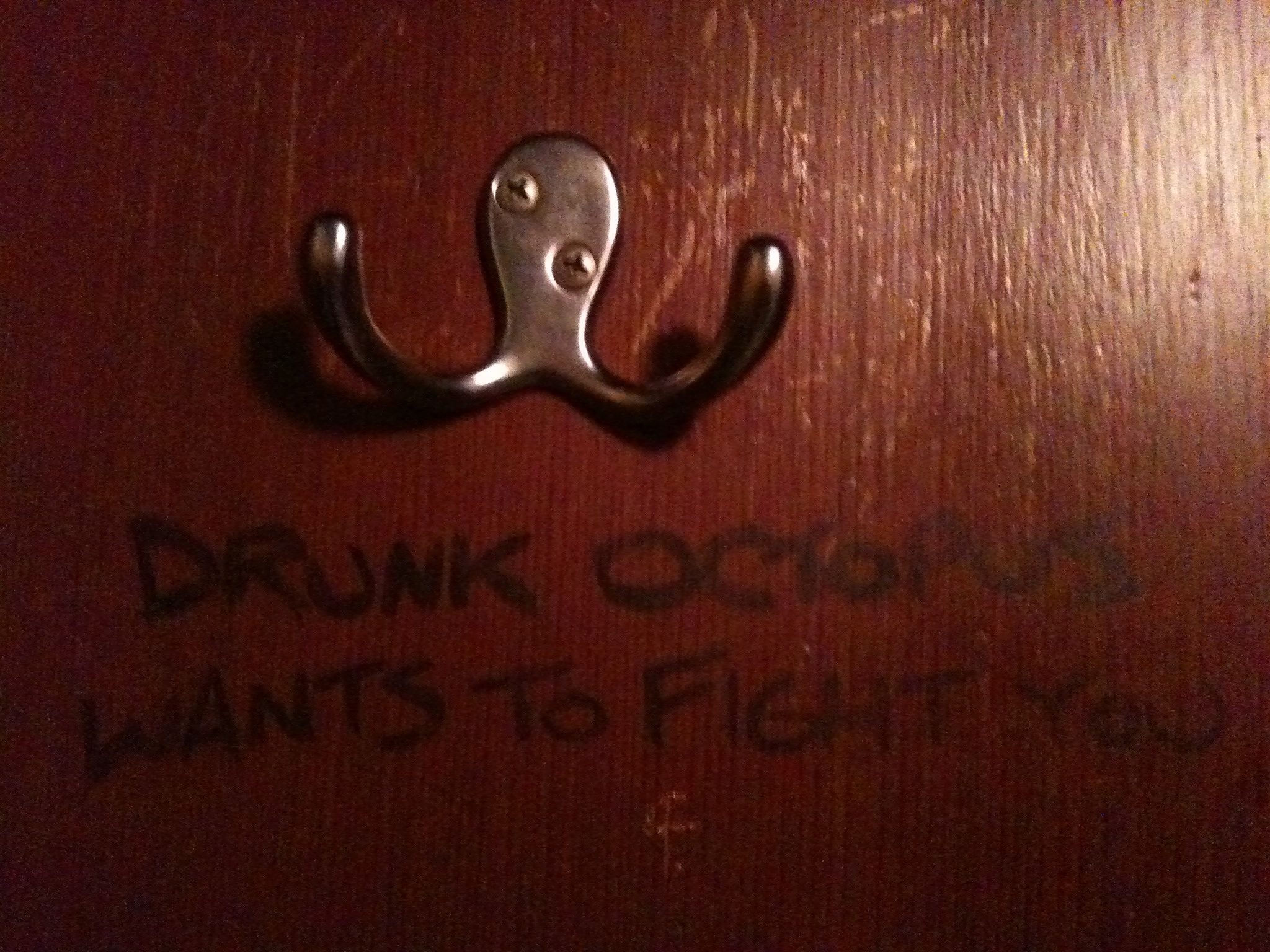 This coat hook looks like a drunk octopus