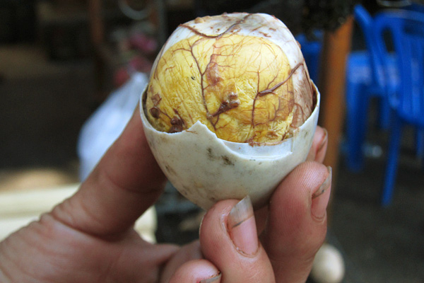 Duck Embryo  This is typically consumed in Southeast Asia as a treat called Balut