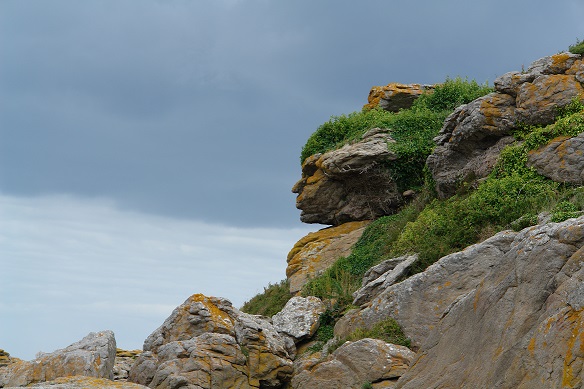 Apache Head In The Rocks Ebihens, France