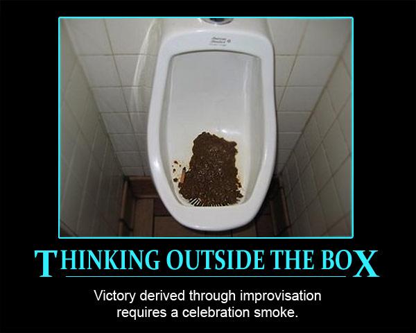 DEMOTIVATIONAL POSTER: Thinking Outside The Box