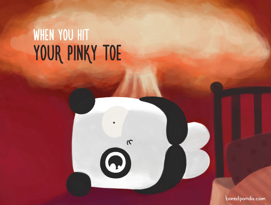 Bored Panda - When You Hit Your Pinky Toe boredpanda.com