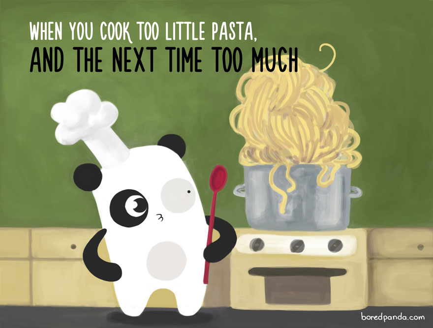 little annoying things - When You Cook Too Little Pasta, And The Next Time Too Much boredpanda.com