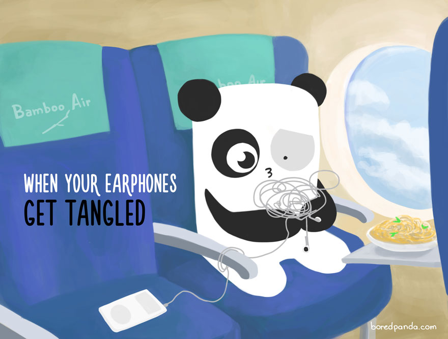 annoying things - Bamboo, Air When Your Earphones Get Tangled boredpanda.com