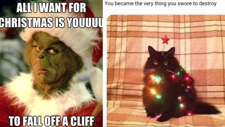 funny christmas memes - You became the very thing you swore to destroy All I Want For Christmas Is Youuuu To Fall Off A Cliff