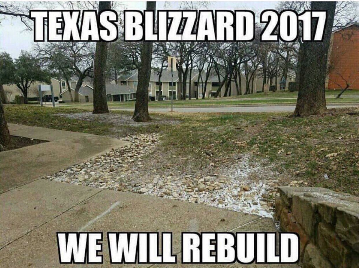 texas blizzard we will rebuild