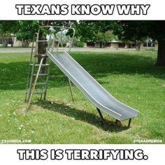 metal playground slide for sale - Texans Know Why This Is Terrifying.