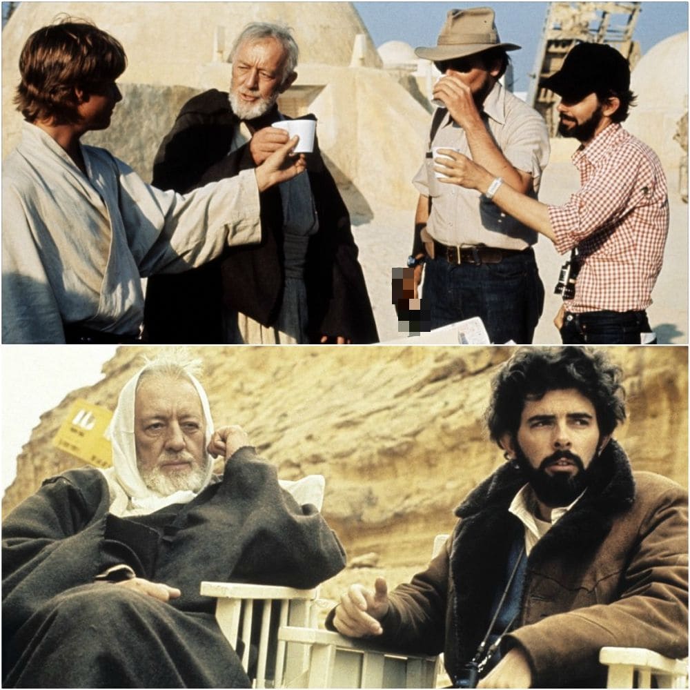 george lucas and gary kurtz on set