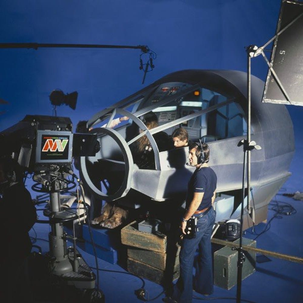millennium falcon cockpit filming