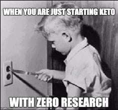 trump or hillary meme - When You Are Just Starting Keto With Zero Research