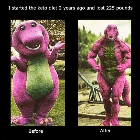 dieta keto memes - I started the keto diet 2 years ago and lost 225 pounds Before After