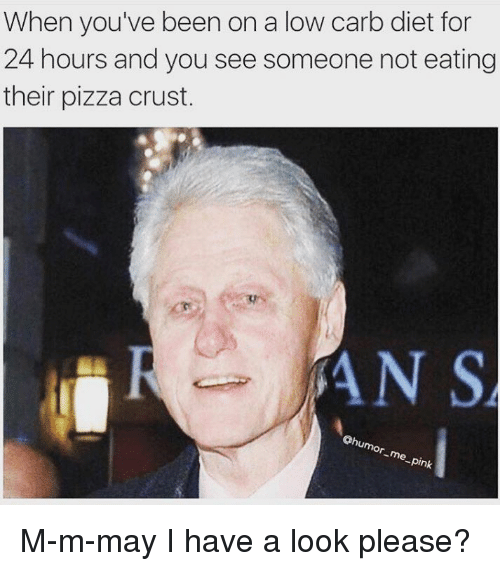 bill clinton spongebob suds - When you've been on a low carb diet for 24 hours and you see someone not eating their pizza crust. Ansa Ohumor_me_pini Mmmay I have a look please?