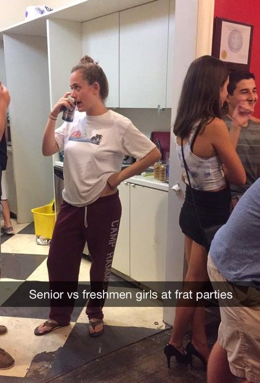 senior vs freshman - Lamp Senior vs freshmen girls at frat parties 27
