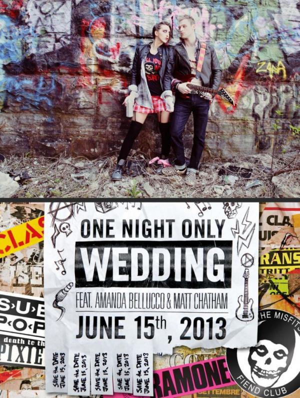 Couples that nailed their 'save the date' wedding invitations