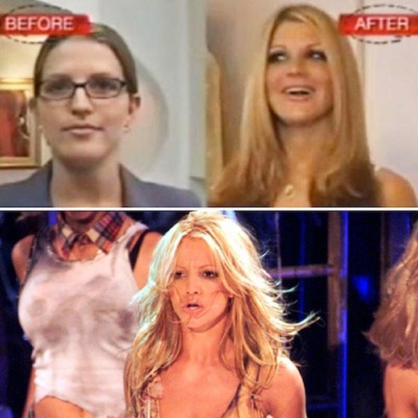 Crystal “U” to Britney Spears

    Crystal was an office worker who dreamed of being a stripper… She said she needed the surgery to boost her confidence on stage.
