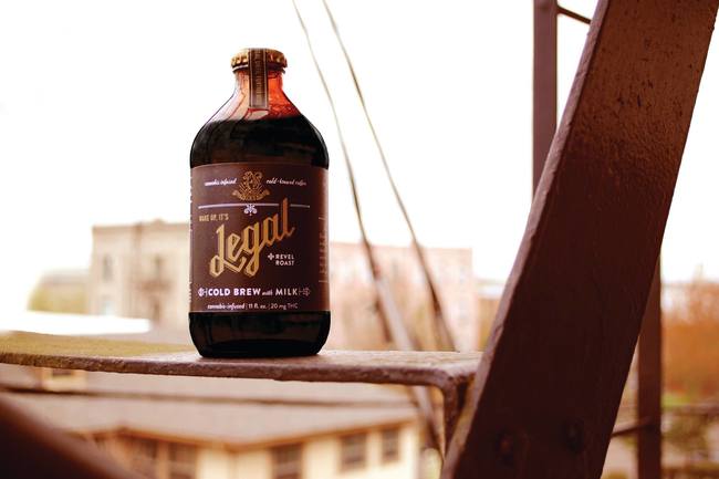 Yes, that's cannabis-infused cold brew coffee.