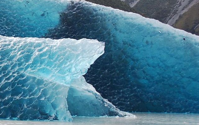 bottom of an iceberg