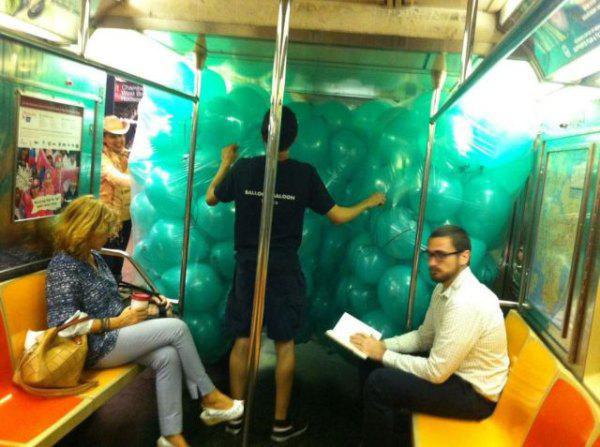 Subways Are Not Where Normal Happens