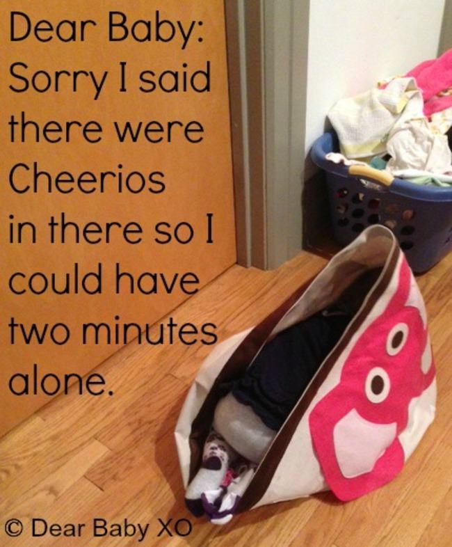 Mom Writes Hilarious Apology Notes to Her Baby