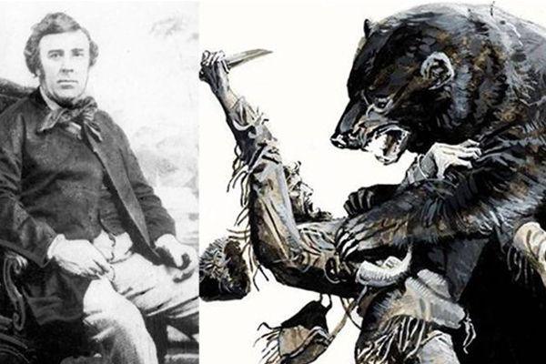 Hugh Glass: While on a fur trapping expedition, Hugh was attacked and mauled by a grizzly bear. He was able to kill the giant bear with some help, then passed out. His group left him thinking he would never survive the wounds or the journey which was 200 miles away from the nearest town. Glass regained consciousness only to find himself abandoned, without weapons or equipment. He was suffering from a broken leg, the cuts on his back were exposing bare ribs, and all his wounds were festering. So he cleaned his wounds with maggots, made a boat, fought off wolves and 6 weeks later made it back to civilization, crawling a large portion of the way.