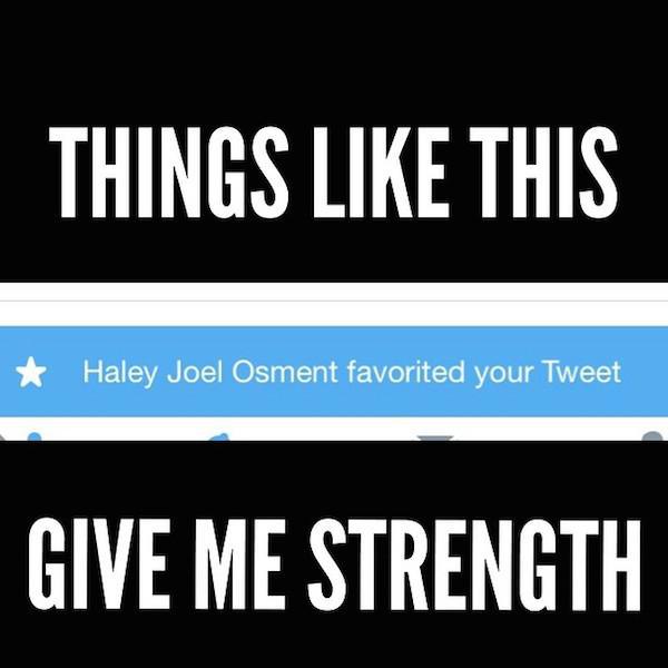 church community outreach - Things This Haley Joel Osment favorited your Tweet Give Me Strength