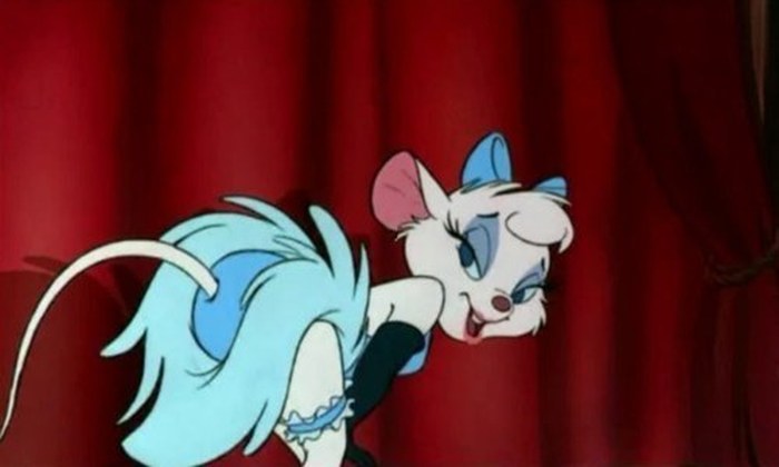 The striptease song number, “Let Me Be Good to You,” from The Great Mouse Detective.
