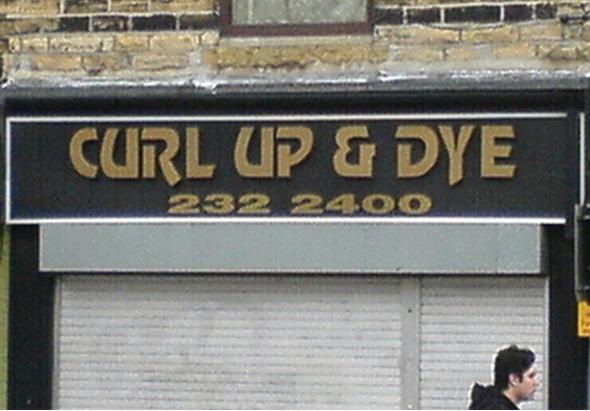 funny business names - Curl Up & Dye