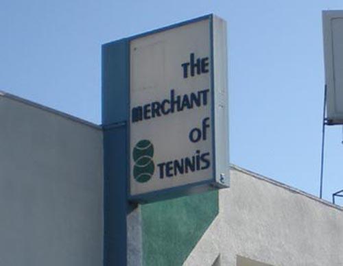 street sign - Merchant of Tennis