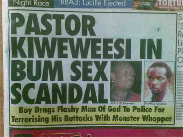 Ugandan newspaper headline says it as it is.
