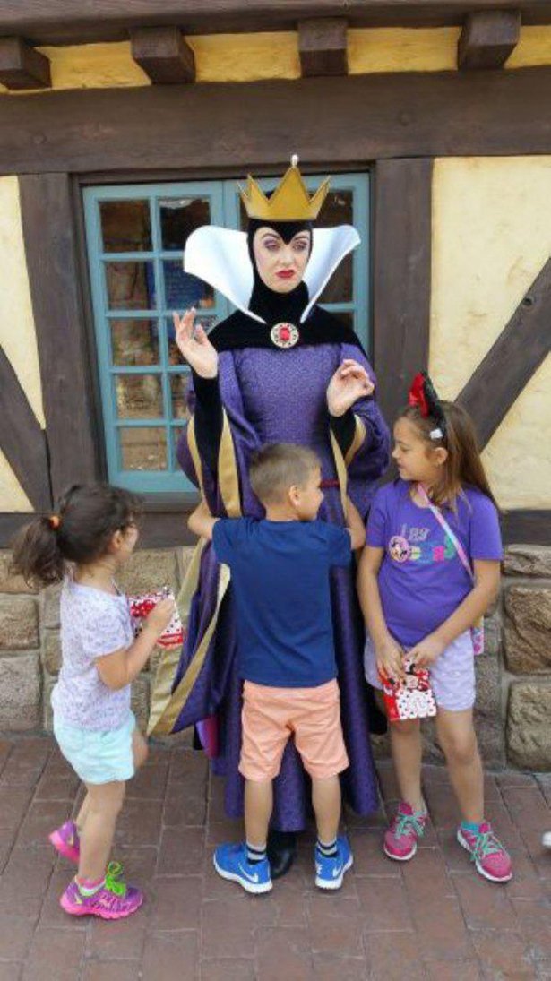 hug the evil out of the evil queen