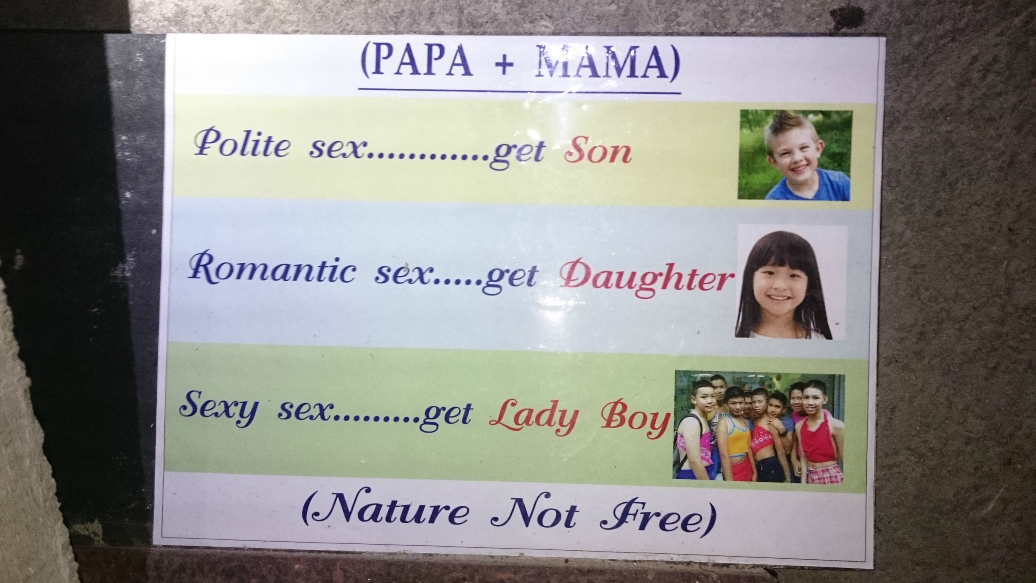 Family planning in Thailand.