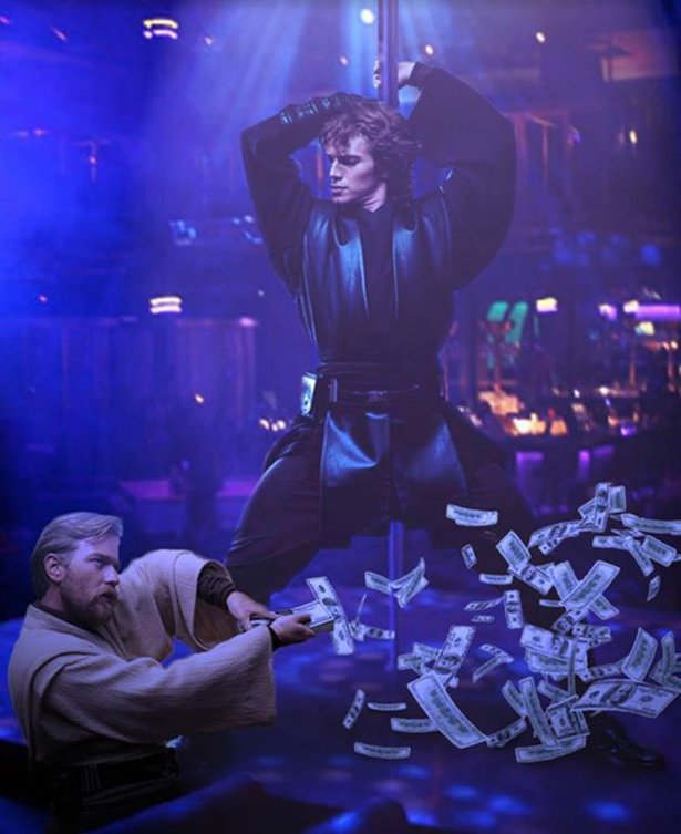 anakin pole dancing